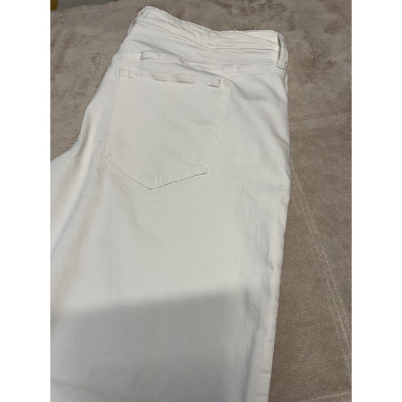 Madewell The Plus Perfect Vintage Wide Leg Cropped Jean Tile White‎ Sz 20W NJ406 - Picture 13 of 15
